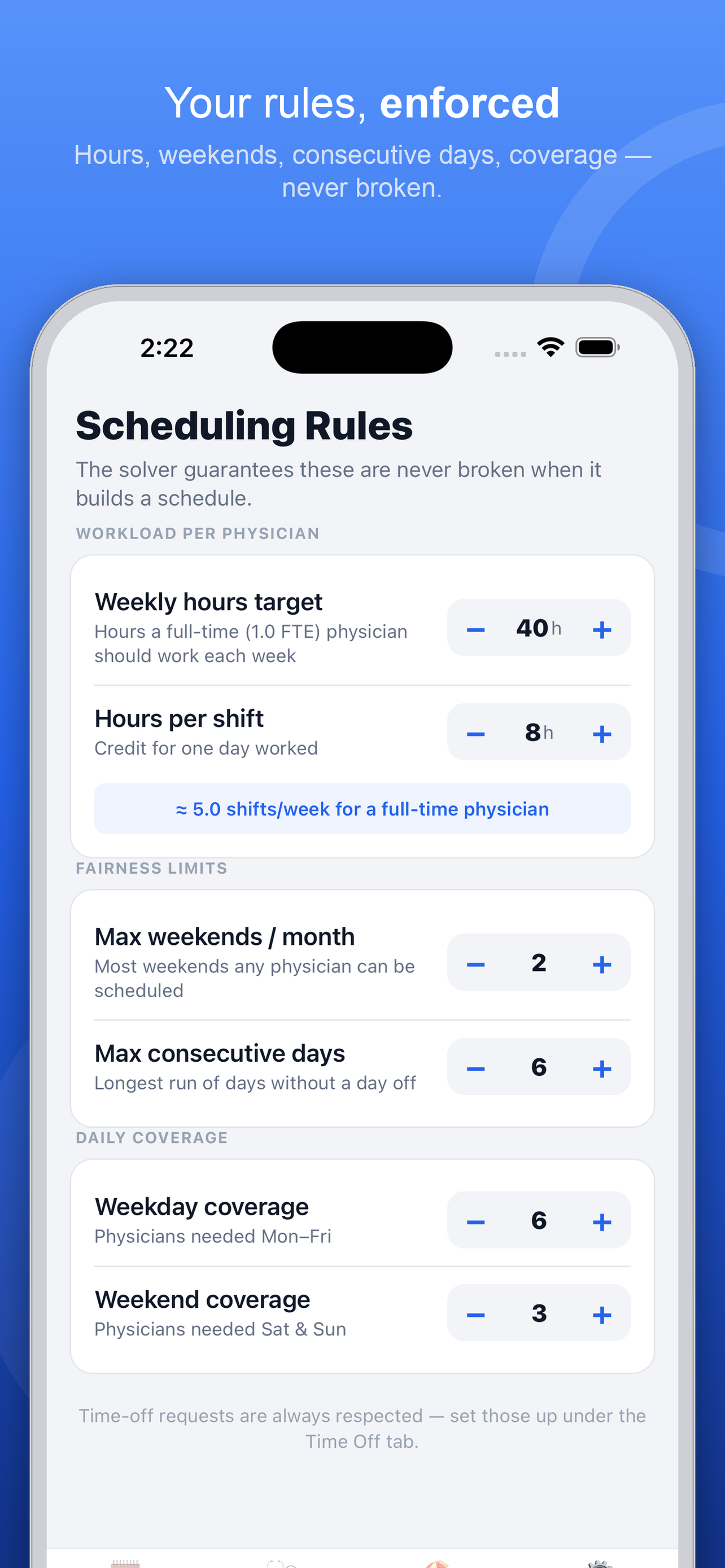 ShiftMD: Call Scheduler screenshot 4