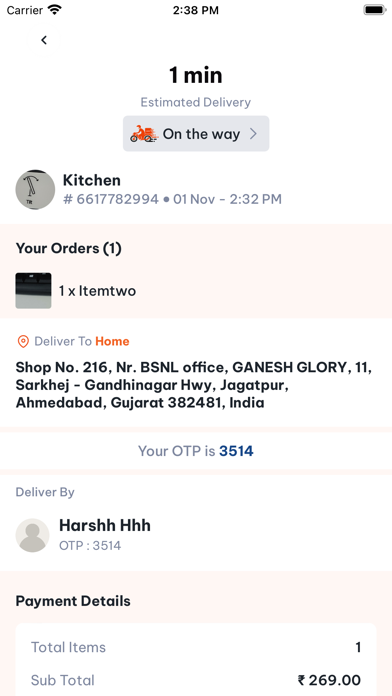 HUNGRS: Food Delivery Screenshot
