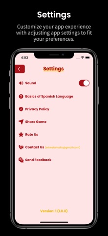 Learn Spanish: Verb Forms Screenshot 9 of 10