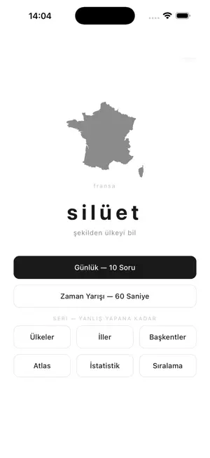 silüet: şekilden ülkeyi bil screenshot 2
