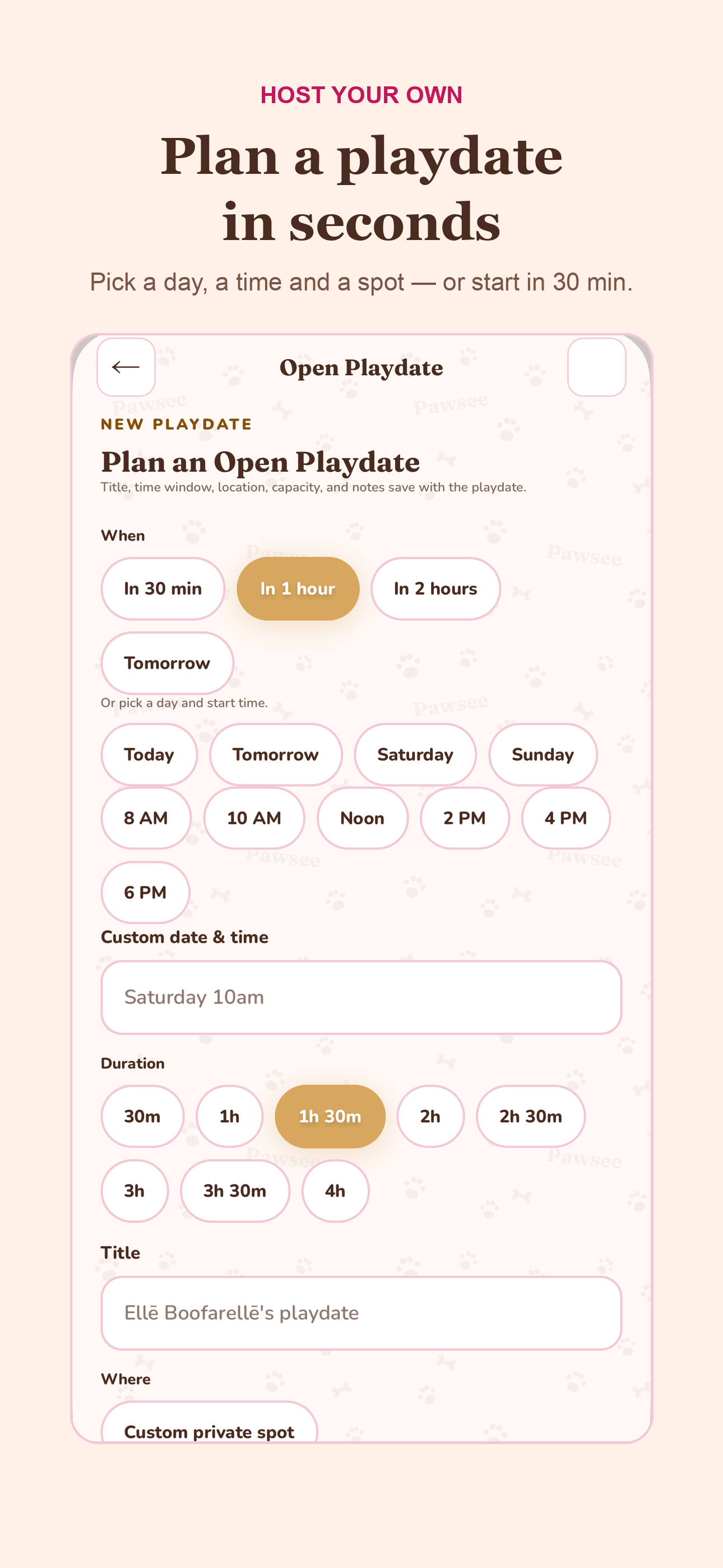 Pawsee: Dog Playdates screenshot 5
