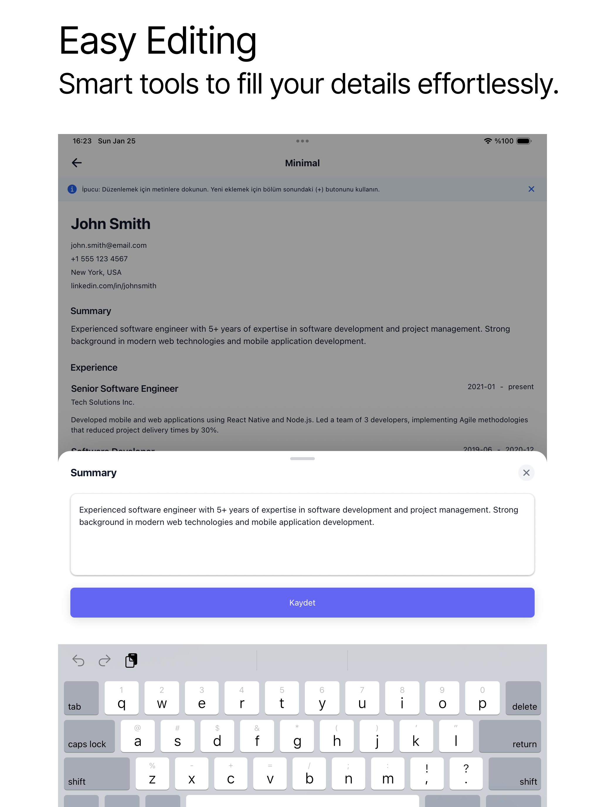 SmartCV screenshot 6
