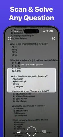 AI Homework Helper - TutorPal iPhone screenshot