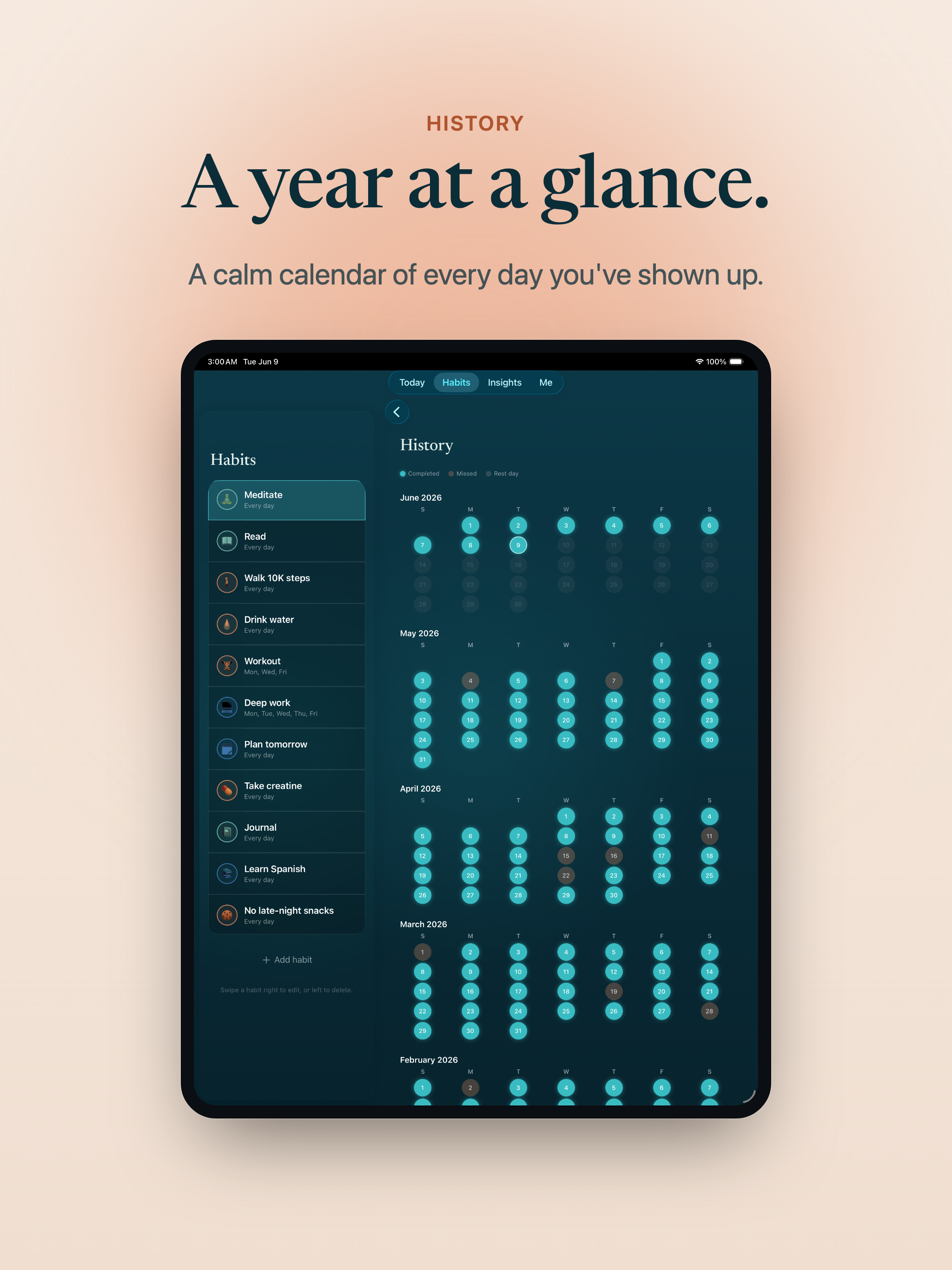 Stasis: Calm Habit Tracker