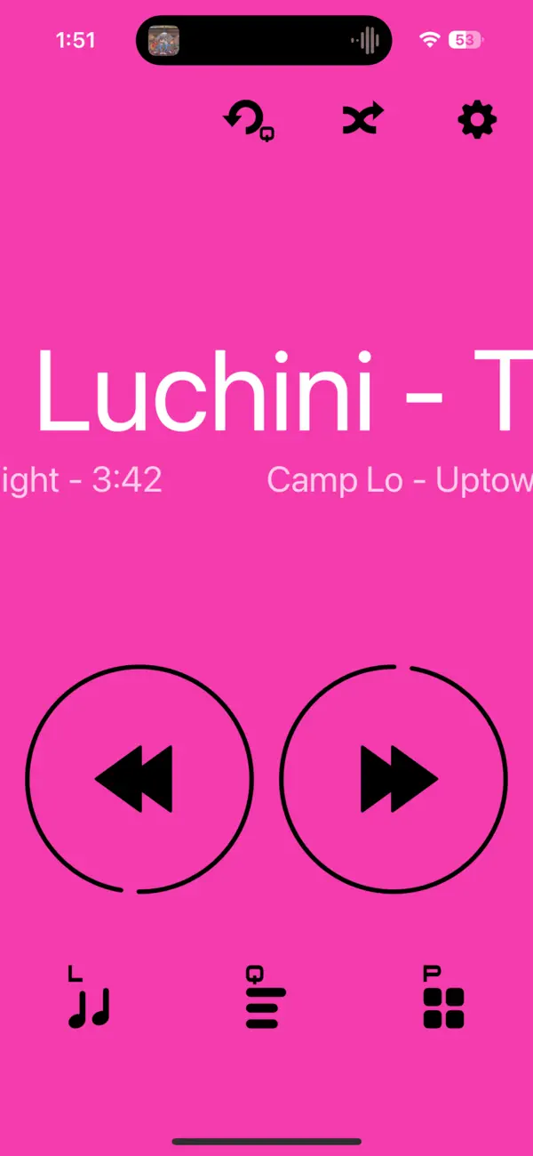 Screenshot #1 pour BMPN' - Better Music Player