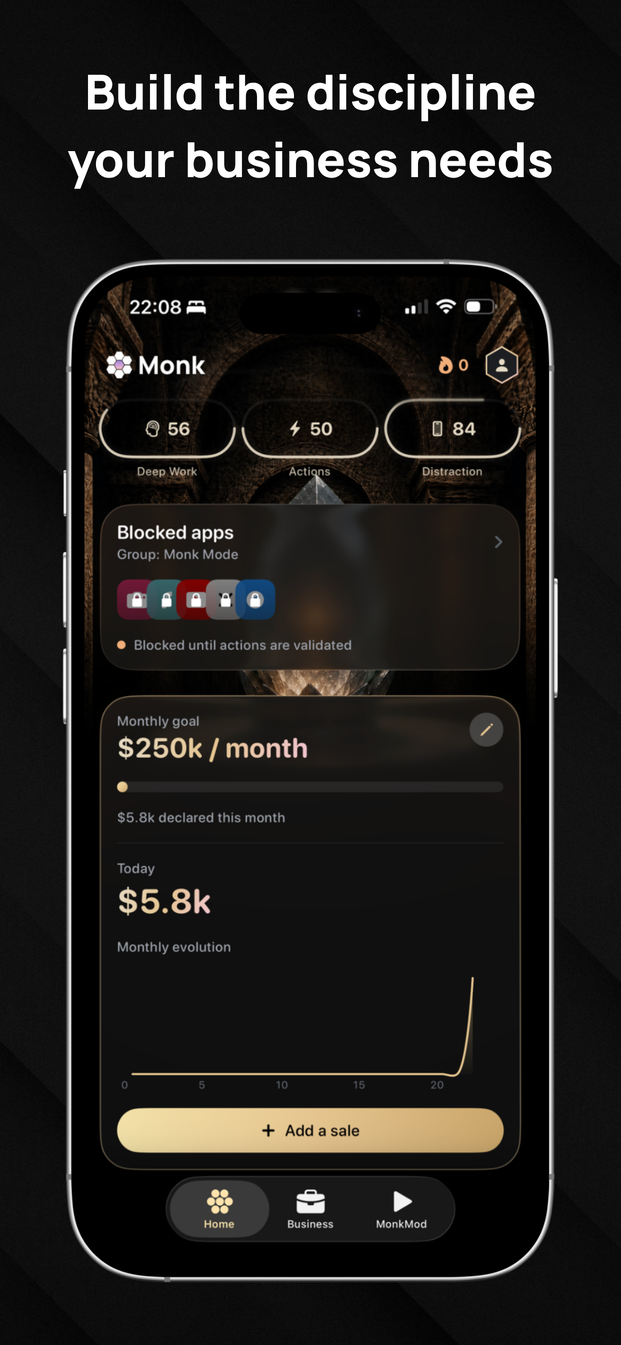 Monk: Stop Procrastinating screenshot 5