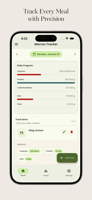 Calorie & Macro Manager screenshot 1