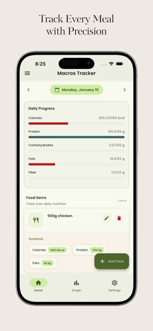 Calorie & Macro Manager Screenshot 1 of 8