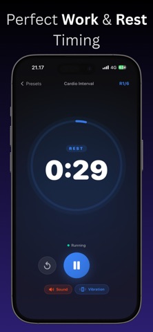 Gym Timer: Workout Interval Screenshot 3 of 4
