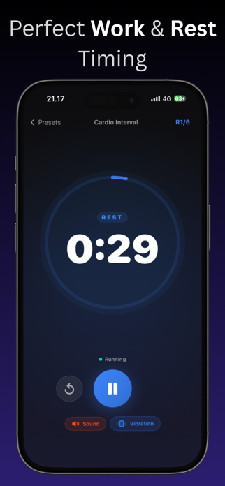 Gym Timer: Workout Interval Screenshot 3 of 4