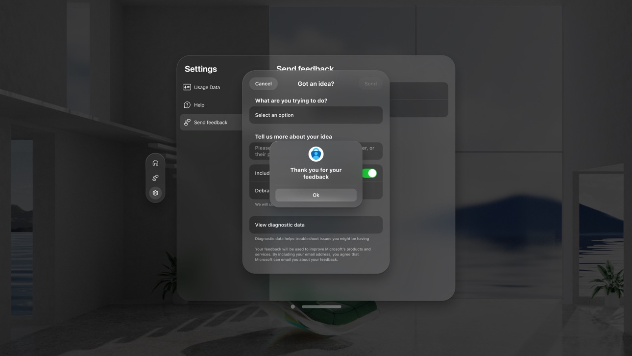 Apple Vision Pro screenshot