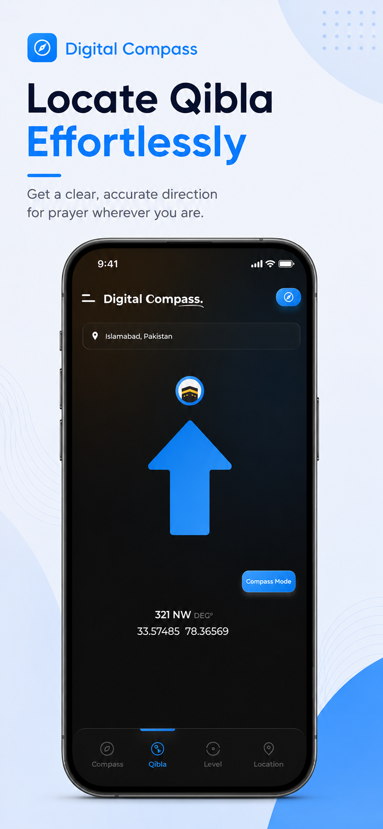 Qibla Finder Compass App screenshot 2