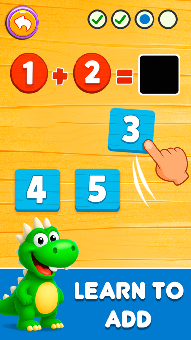 Counting Game & Addition: Dino iPhone screenshot 5 - Games app