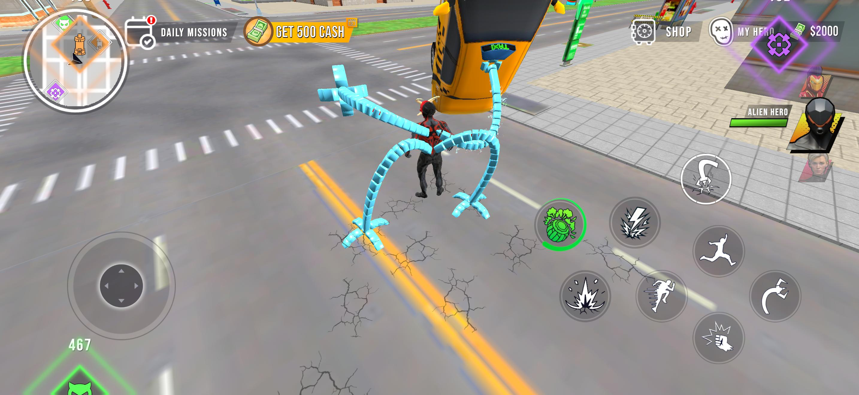 Superhero Crime Open World War