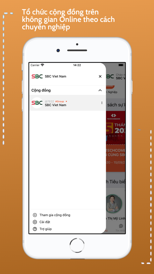 #1. SBC Group (iOS) 由: ABAHA VIET NAM INVESTMENT TECHNOLOGY JOINT STOCK COMPANY