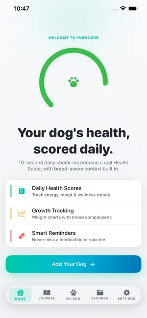 FurScore: Dog Health Tracker screenshot 1