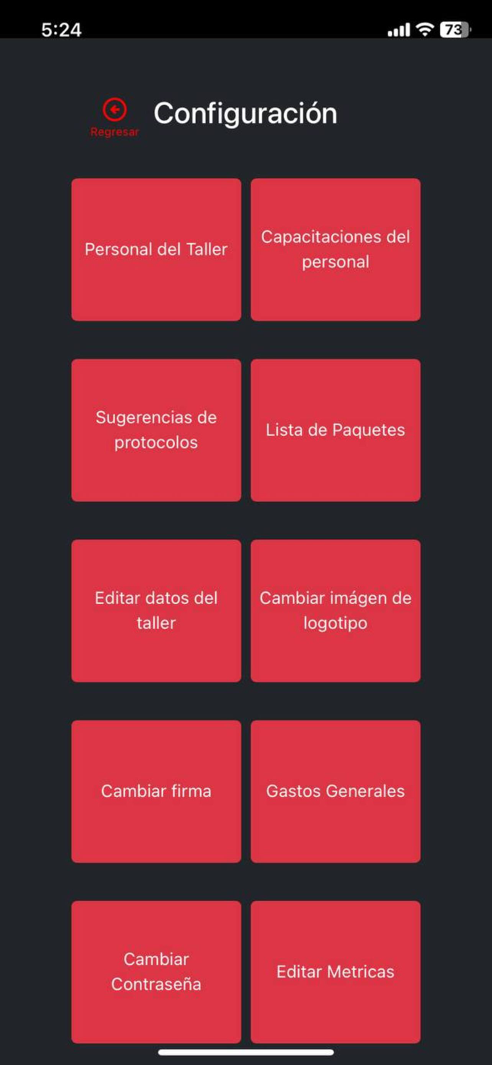 RMX Control Taller automotriz