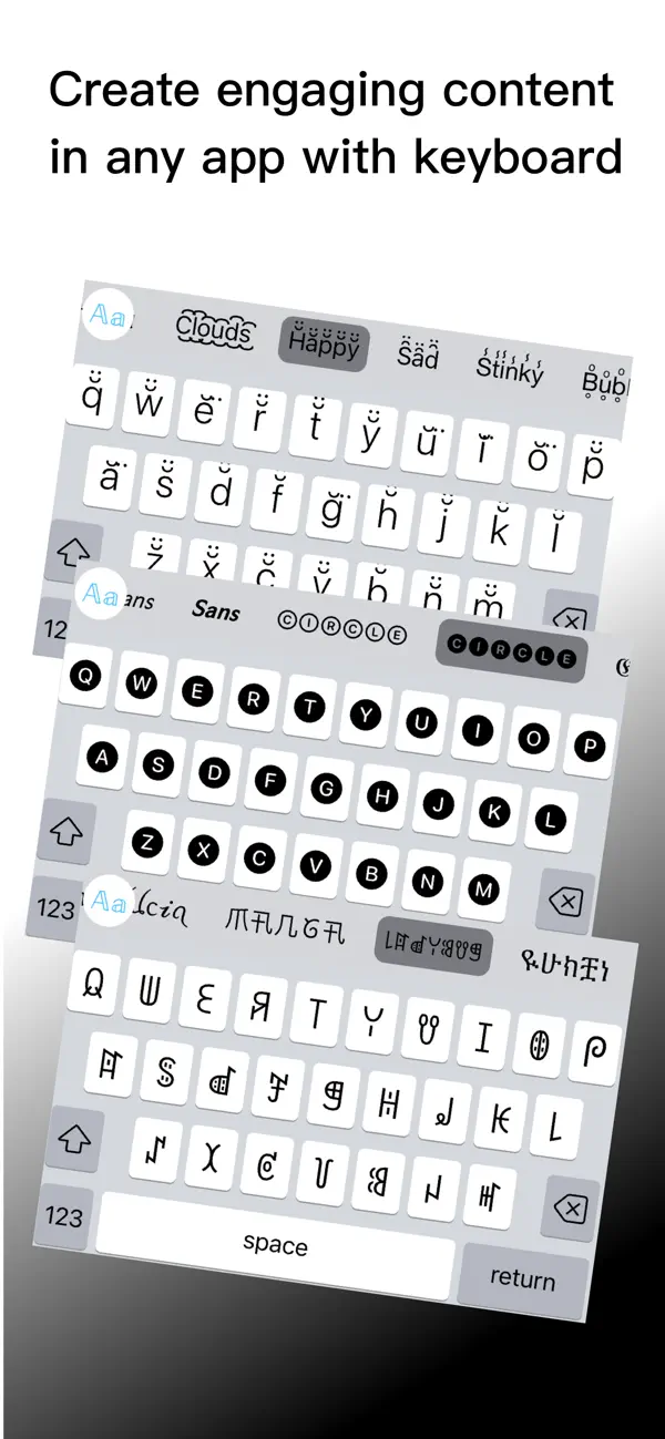 Screenshot #3 pour Fonts + Keyboard