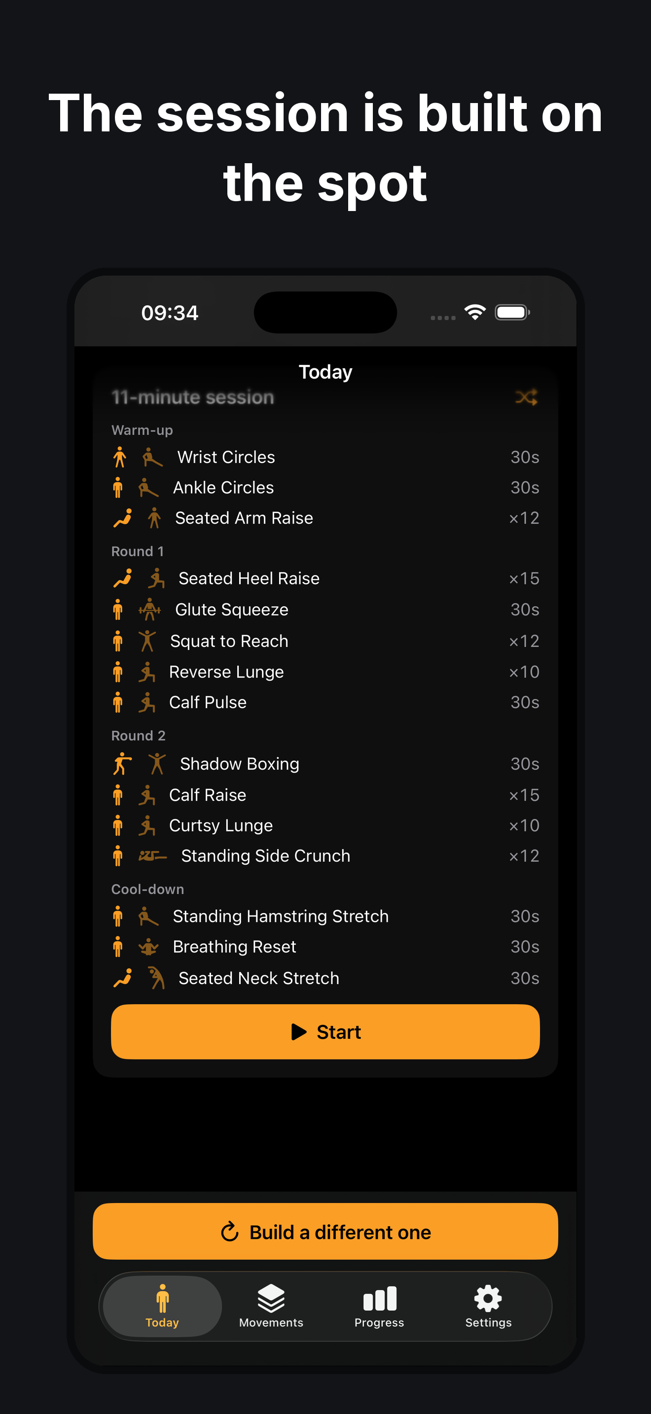 Quiet Home Workout: Tiny Space screenshot 2