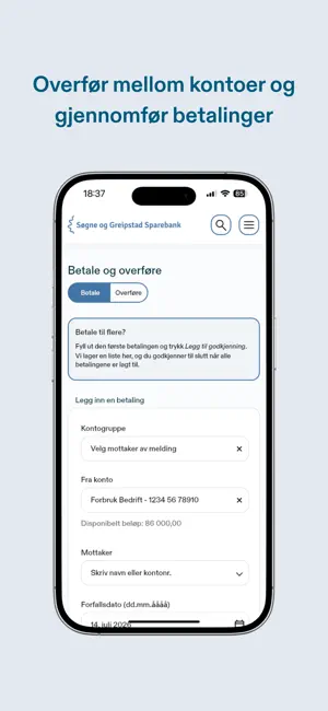 Søgne og Greipstad Spb Bedrift screenshot 3
