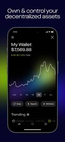 Robinhood Wallet: Swap Crypto screenshot