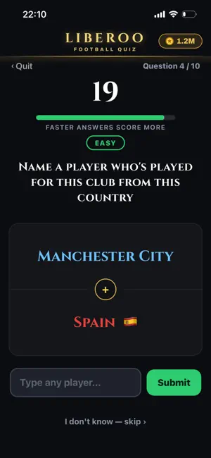 Liberoo: Football Quiz screenshot 2