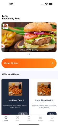 Luna Wingstop Pizza & Cafe screenshot