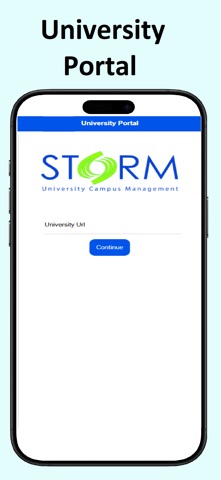 STORM University Portal screenshot