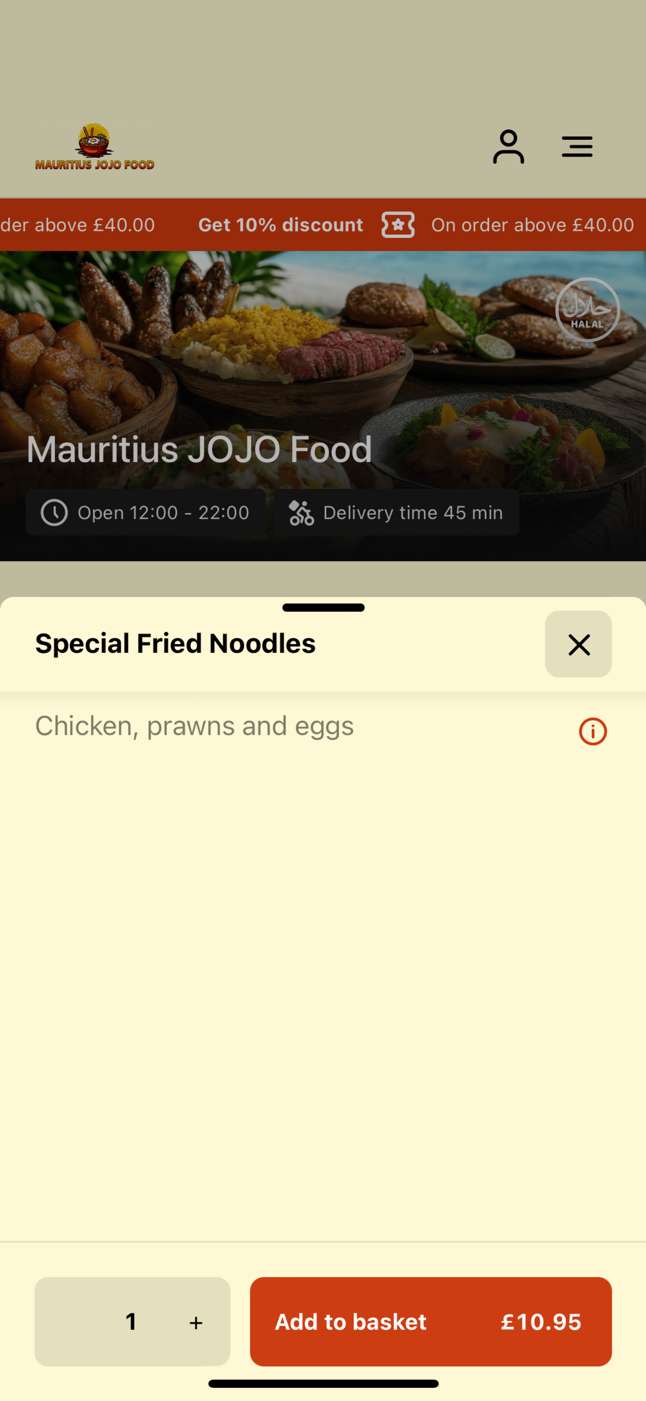 Mauritius JOJO Food