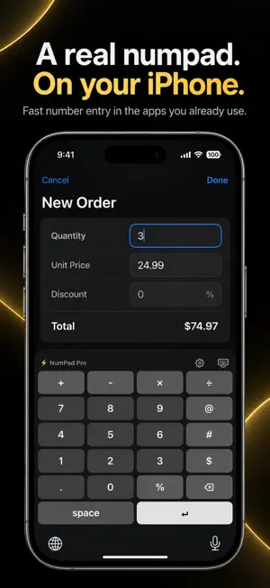 NumPad Pro: Number Keyboard screenshot 1