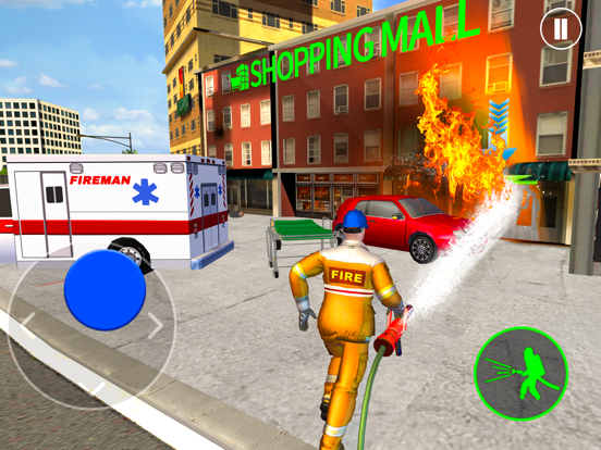 Fireman Rescue Fire Truck Game