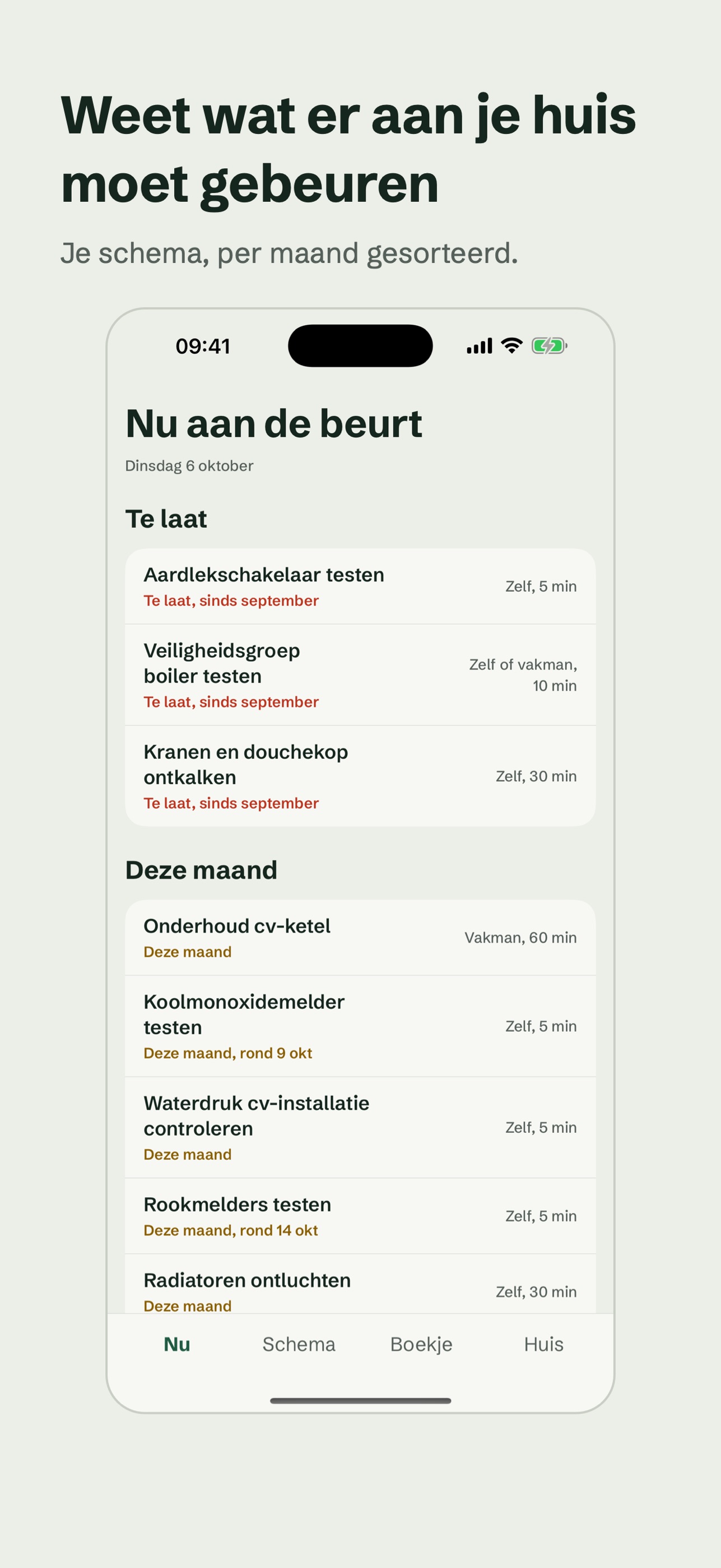Screenshot 1 of Huisonderhoud