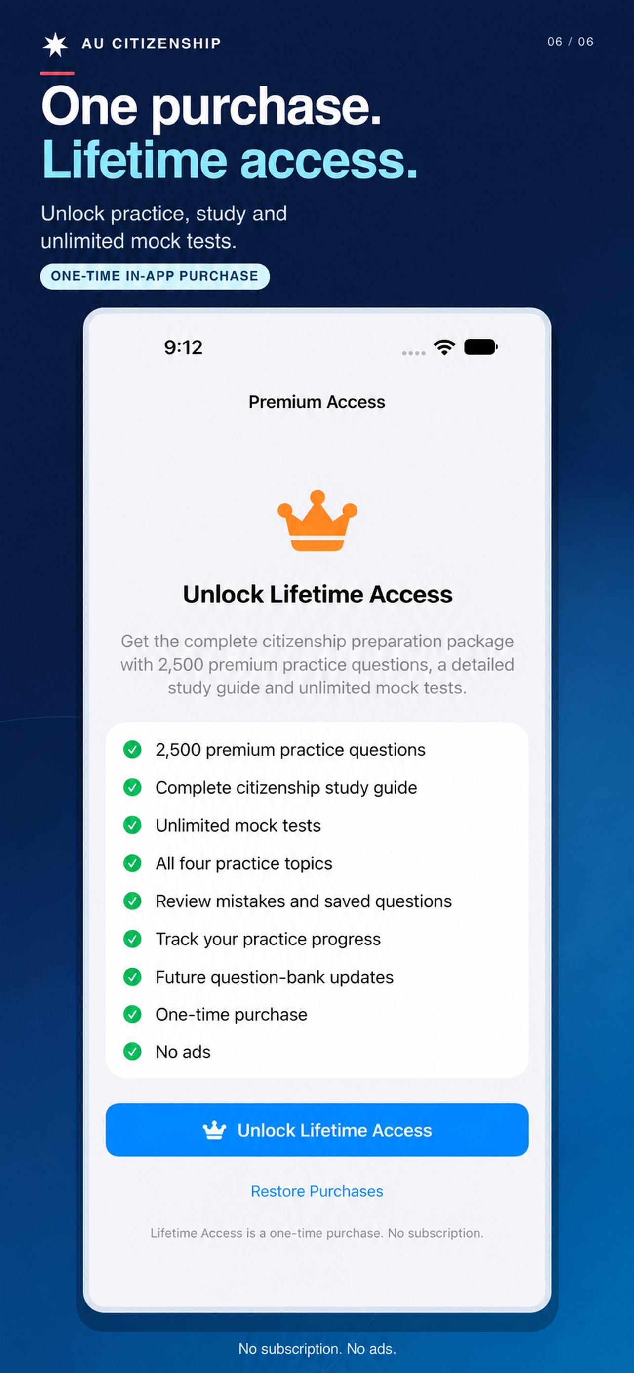 Screenshot 6 of AU Citizen Test & Prep 2026
