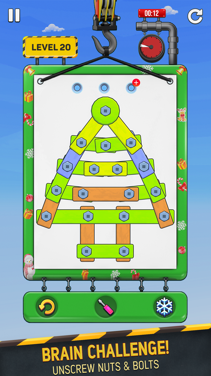 Screw Nuts And Bolts 3D Puzzle