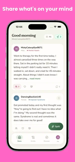 Spillr: Express & Feel Heard screenshot 1