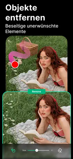Screenshot von YouCam Perfect AI Photo Editor auf dem iPhone 3
