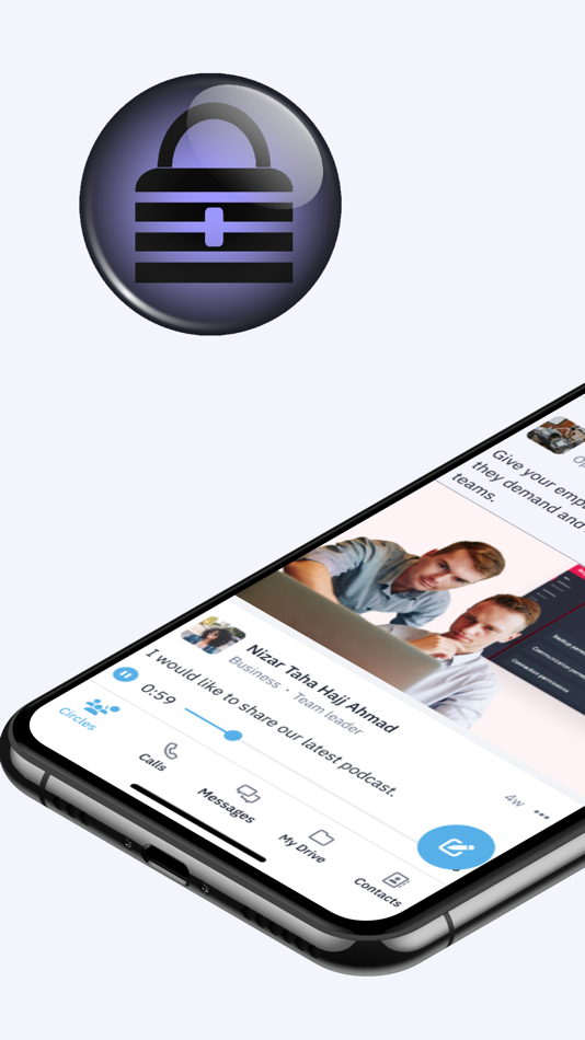 #1. JAT Secure Messenger (iOS) 게시자: RealTyme SA