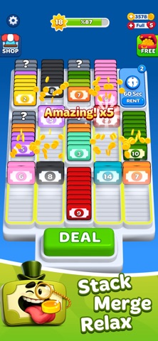 Money Sort: Merge Puzzle iPhone screenshot