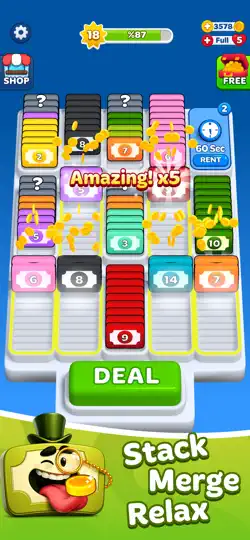 Скриншот Money Sort: Merge Puzzle на iPhone 5