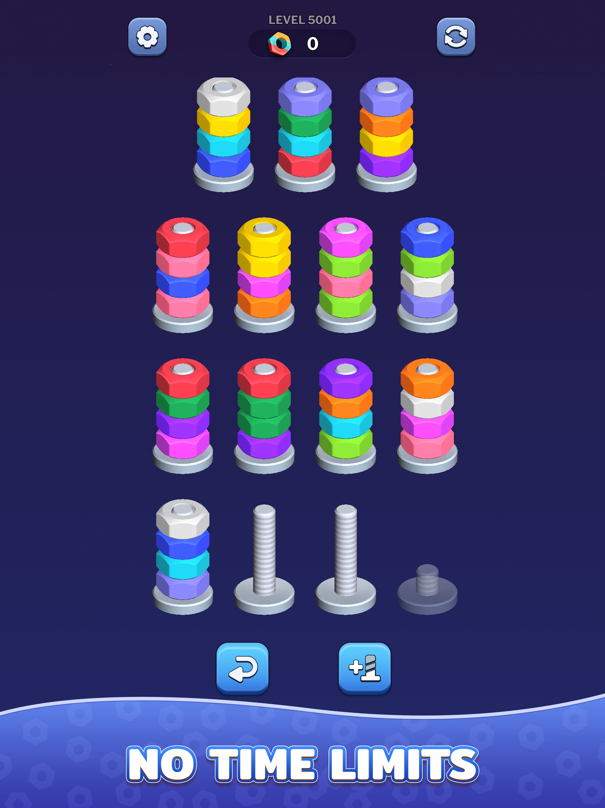 Nut Sort Games - Color Sorting