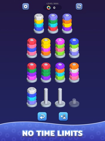 Nut Sort Games - Color Sorting iPad screenshot