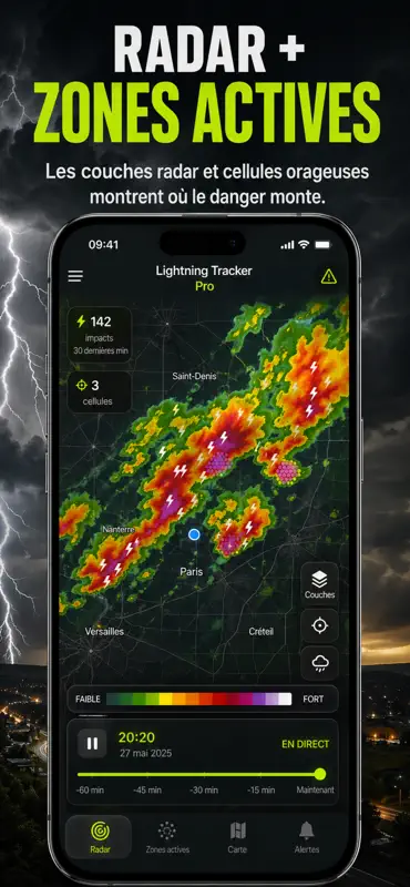 Lightning Tracker & Radar Map screenshot 3 of 4