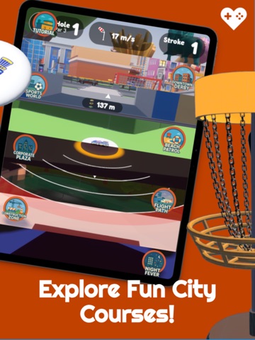 Disc Golf City iPad screenshot