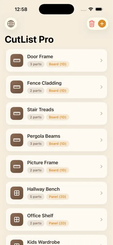 CutList Pro: Sheet Optimizer screenshot 1 of 7
