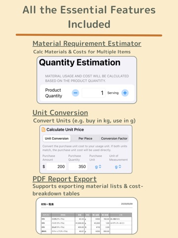 Calculadora de Costo iPad screenshot 3