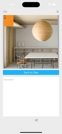 Captura de pantalla de Diseño Interior en iPhone 6