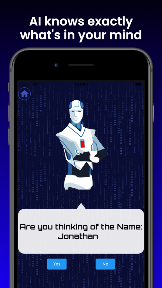 #3. GuessBot: AI Mind Reader (iOS) 由: Vaibhav Pandya