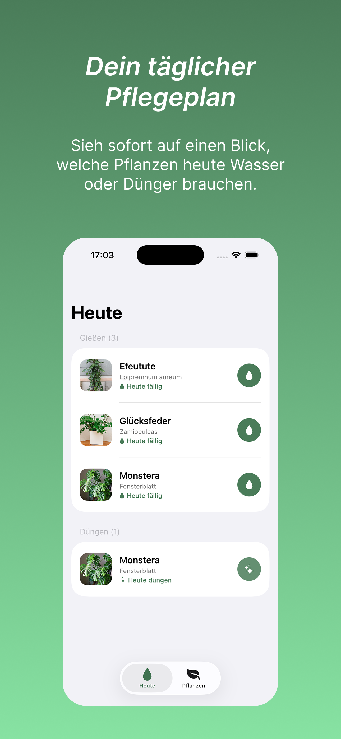 Sproutly - Pflanzen & Gießen screenshot 3