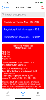 Aussie Visa Mate screenshot 2