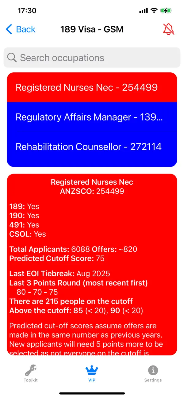 Screenshot #2 pour Aussie Visa Mate